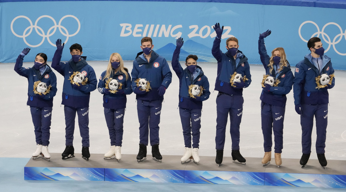 Team USA wins silver medal in figure skating at 2022 Beijing Olympics